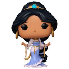 Brillo real para tu estantería: la Figura POP Disney Princesas Jasmine de Funko captura la elegancia de Agrabah con un esculpido limpio, colores vivos y acabados que lucen tanto dentro de la caja con ventana como fuera de ella.