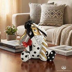 La magia del color cobra vida en esta figura Eeyore The Pooh Midas Recolor de Romero Britto, una pieza que transforma cualquier estantería en un rincón artístico lleno de emoción. 