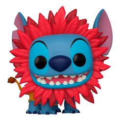 Llega a tu colección una explosión de color y creatividad con la figura POP de 9 cm de Stitch convertido en Simba, moldeada en vinilo de alta resistencia y pintada a mano para reproducir a la perfección 
