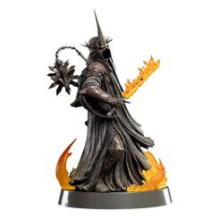 El terror alado de la oscuridad se alza con fuerza en esta impresionante figura del Rey Brujo de Angmar, parte de la colección Figures of Fandom de Weta Workshop, inspirada en El Señor de los Anillos.