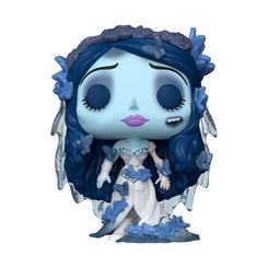 Un emotivo homenaje al romanticismo gótico de Tim Burton llega con la figura Funko POP Plus Emily with Butterflies de 9 cm, esculpida en vinilo con un acabado bicolor que realza su tez helada 