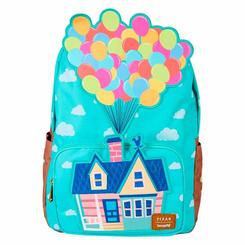 Alza el vuelo con la ternura y aventura de “Up” gracias a esta mochila de nylon Disney Pixar Loungefly, diseñada para soñar a lo grande con sus 29,21 × 12,70 × 43,18 cm de capacidad. 