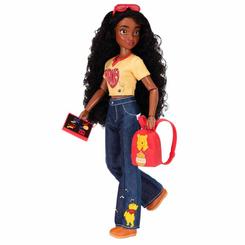 La muñeca Fashion Doll Winnie the Pooh Disney ily 4Ever reinventa la clásica ternura del Bosque de los Cien Acres con un toque contemporáneo. Con sus 13 puntos de articulación, podrás recrear todo tipo de aventuras