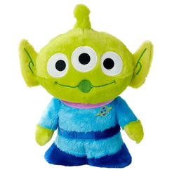 Ternura galáctica para abrazar sin parar. El Peluche Alien Toy Story – Flufflets (Disney·Pixar) luce el verde brillante y el uniforme azul clásico con un tejido extrasuave que apetece tener siempre a mano