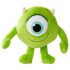 Verde chispa que anima cualquier rincón. El Peluche Mike Wazowski – Monstruos S.A. Flufflets (Disney·Pixar) destaca por su gran ojo bordado con brillo, cuernitos suaves y una sonrisa que contagia buen humor
