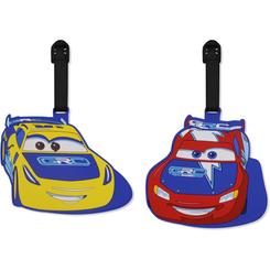 Este set de 2 etiquetas de equipaje Cars Disney Pixar aporta un toque reconocible y práctico a cualquier viaje, combinando diseño llamativo con una funcionalidad pensada para el uso diario.