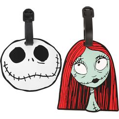 Este set de 2 etiquetas de equipaje Pesadilla Antes de Navidad Disney transforma cada viaje en una experiencia con identidad propia, uniendo estética cinematográfica y funcionalidad práctica en un solo accesorio.