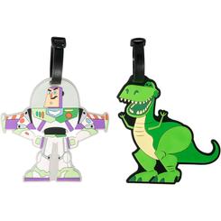 Este set de 2 etiquetas de equipaje Toy Story Disney Pixar aporta diversión, color y funcionalidad a cada viaje, convirtiendo un accesorio cotidiano en una pieza con identidad propia. 