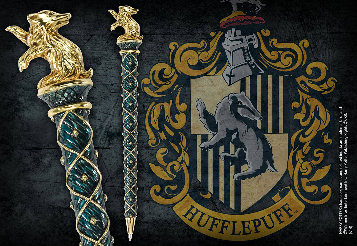 Bolígrafo Casa Hufflepuff de Hogwarts.