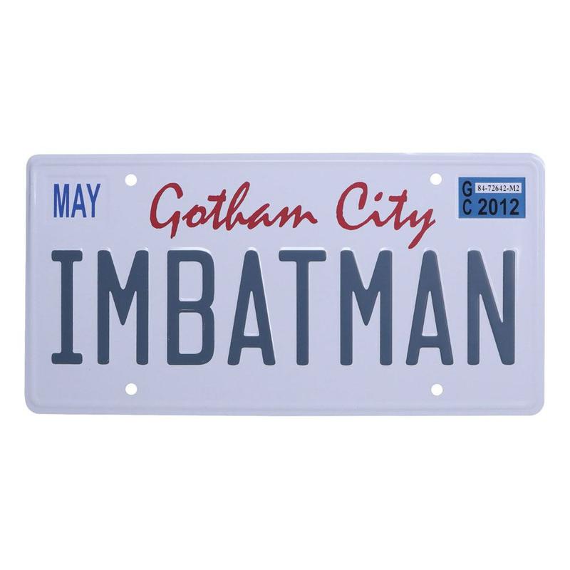 Placa de Coche Batman