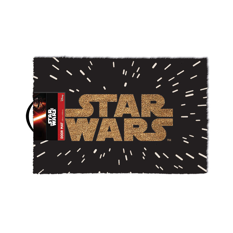 Felpudo Logo Star Wars Fibra de Coco. Felpudos Star Wars