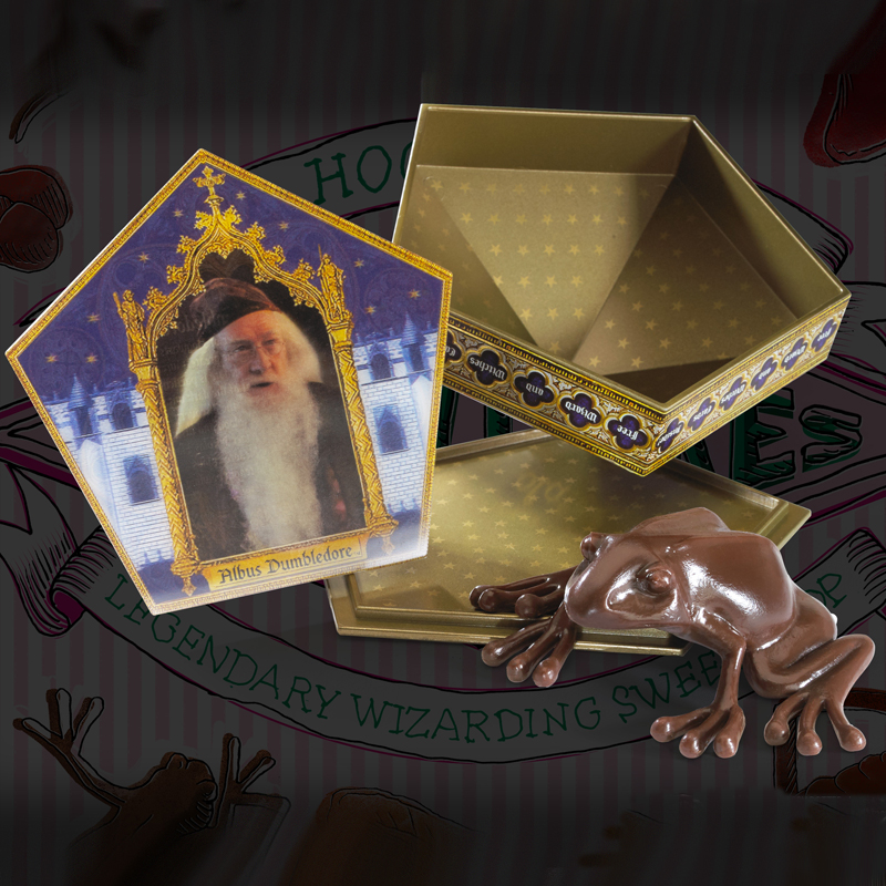 The Noble Collection Harry Potter - Llavero de rana de chocolate, Oro