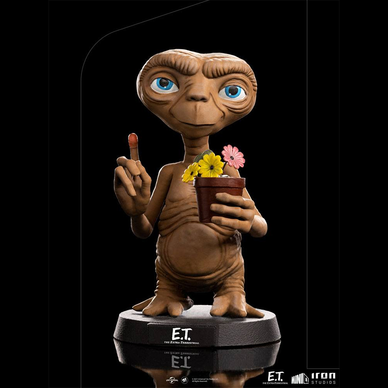 Figura E.T. El Extraterrestre con Luz y Sonido 9 cms