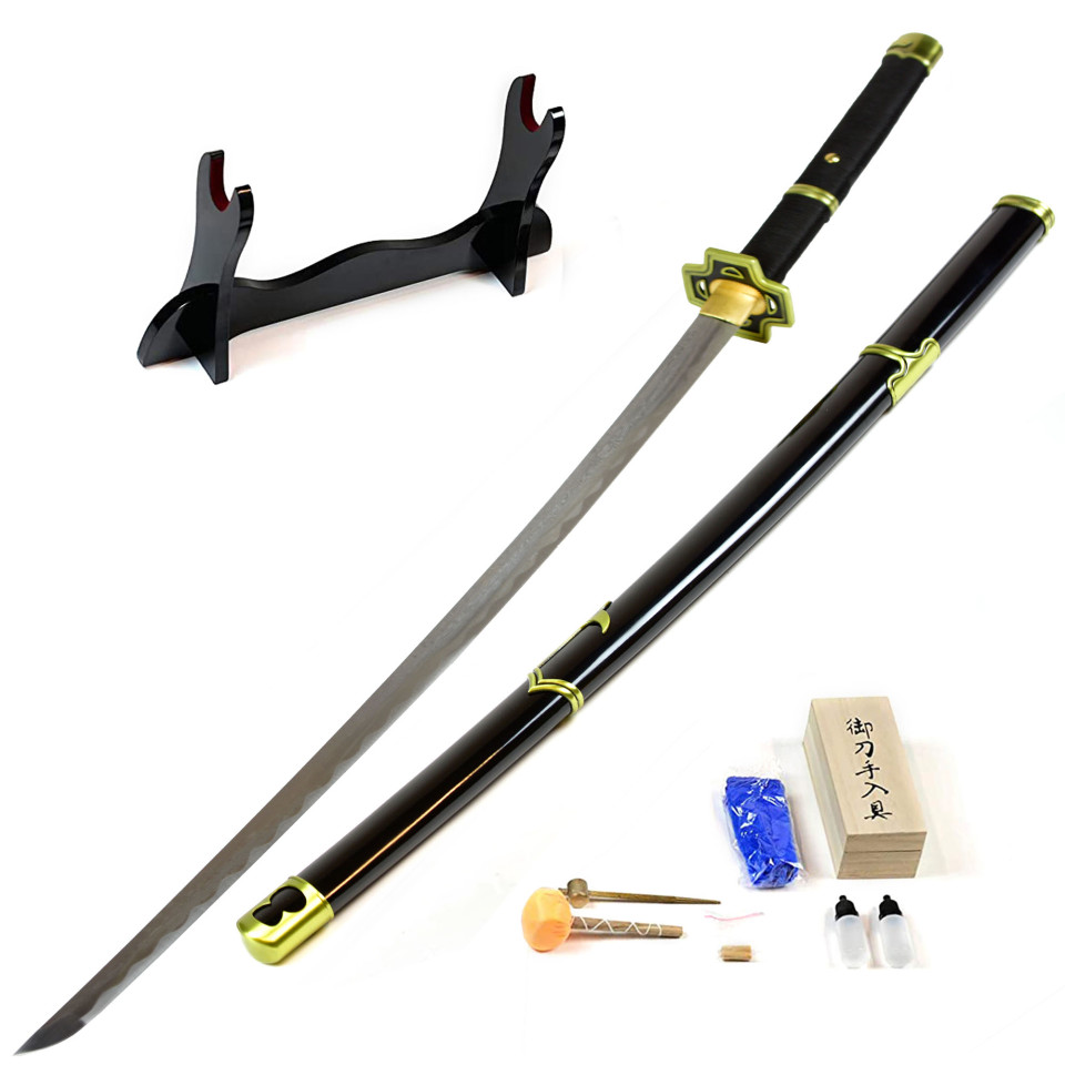 Espada Katana Metal One Piece Dracule Mihawk 25 Cm