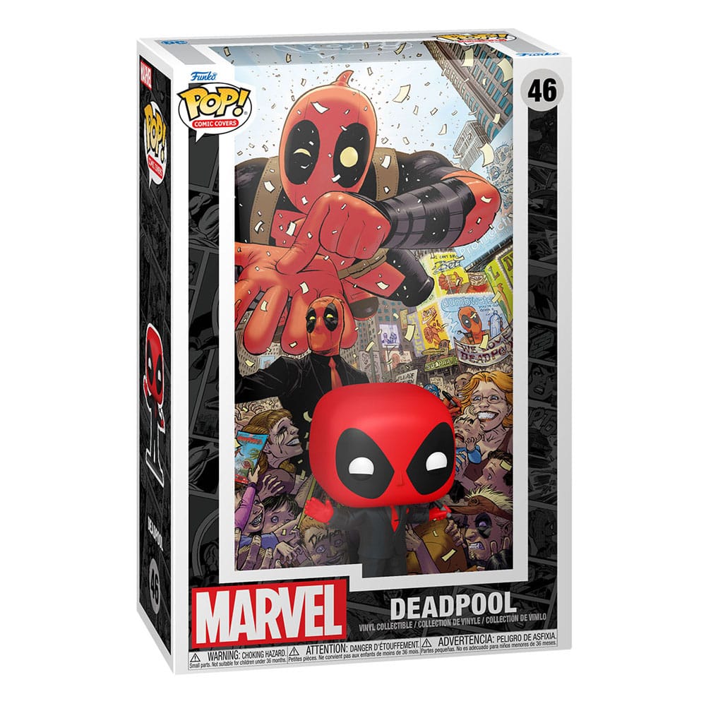 Figura Deadpool (2025) 1 Deadpool in Black Suit Marvel POP! Comic