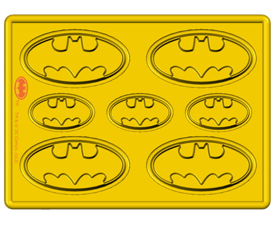 Molde Silicona Logo Batman ideal para dar un toque cinematográfico a tu  cupcake