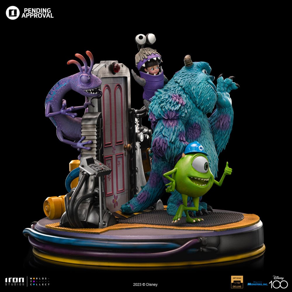 Estatua 1/10 Deluxe Art Scale James P. Sullivan, Mike Wazowski Monstruos,  S.A.