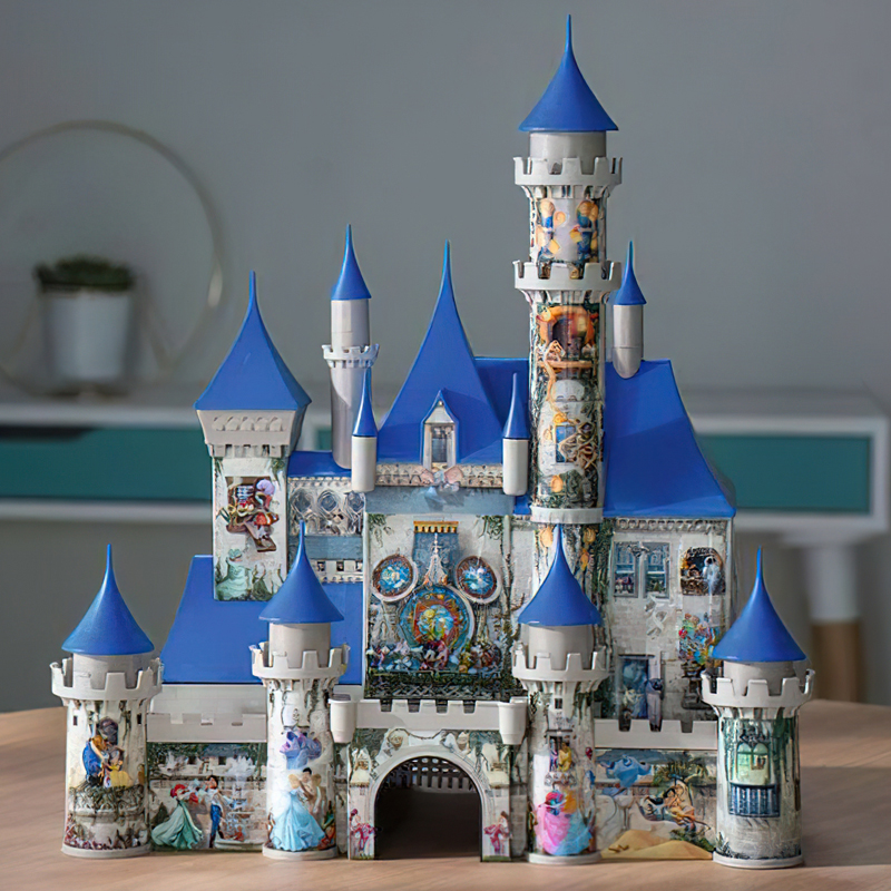 Arrastrarse Consumir Cabaña Puzzle 3D Castillo Disney