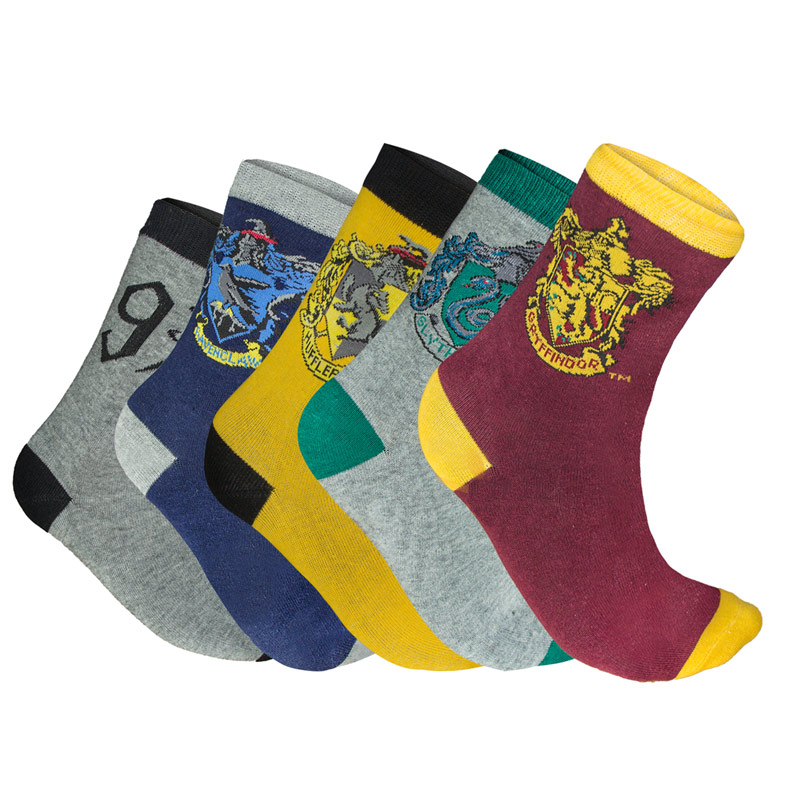 Hyp Harry Potter Hogwarts - Calcetines para hombre, 2 pares, talla 6-12