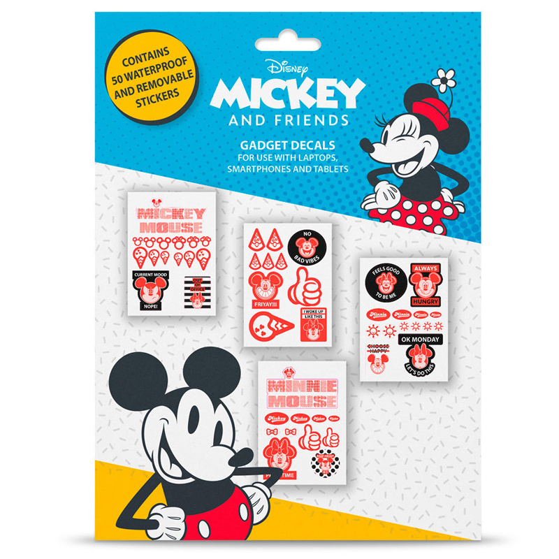 Set Pegatinas Mickey y Minnie Mouse