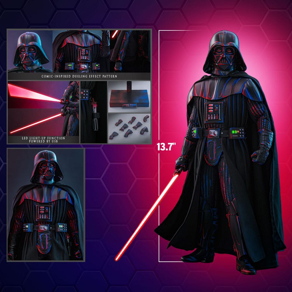 Hasbro Star Wars Lava Reflection Anakin/Darth Vader Figura Esclusiva, Altezza 10,2 Cm, Con Accessori Intercambiabili