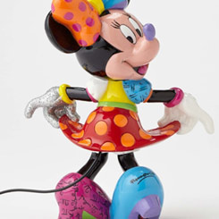 Dulce figura de Minnie Mouse de Walt Disney realizada por el pintor y escultor Romero Britto, titulada Minnie Mouse. Esta figura tiene unos 15 cm., de altura.