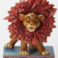Figura de Simba (Just Can’t Wait to Be King) del Clásico de El Rey León (The Lion King), realizada por Jim Shore.