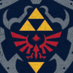 Felpudo con la forma de Hylian Shield, basada en la mítica saga de videojuegos de The Legend of Zelda, ahora puedes decorar la entrada de tu casa con esta espectacular bienvenida.