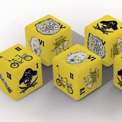 ¡Lleva a los Goonies a tu próxima noche de juegos con este juego de dados aprobado por Astoria! Este juego de dados de 6 caras presenta ilustraciones de imágenes icónicas