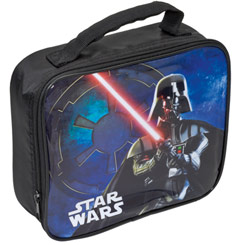 Bolsa Termo Oficial de Darth Vader basada en la saga de Star Wars de George Lucas. La bolsa tiene unas dimensiones aproximadas de 24 x 8 x 22 cm.