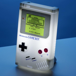Lámpara Game Boy, una recreación perfecta del Game Boy original que proporciona luz ambiental para cualquier dormitorio o sala de juegos. Inspirado en el clásico Game Boy