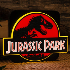 Lámpara oficial con el logo de Jurassic Park. Lámpara moldeada en 3D con el logo de Jurassic Park. Puede colocarse en tu escritorio o montarse en la pared. Cuenta con interruptor de encendido / apagado de fácil acceso.