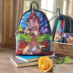 Preciosa y divertida mini mochila de La Bella y la Bestia basado en los personajes de Walt Disney. Perfecto para pasar un día mágico y cuqui. Esta preciosa pieza de coleccionista está realizado en Cuero PU 