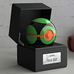 Esta réplica de la Dusk Ball de alta precisión y calidad premium está fabricada con una carcasa de metal diseñada con una superficie de color intenso que es sensible al tacto y la proximidad. 
