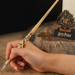 Set de boligrafo y soporte en forma de la varita de Lord Voldemort con motivo de la película Harry Potter, Las Reliquias de la Muerte (Harry Potter and the Deathly Hollow).