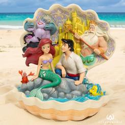Espectacular figura de Ariel con la Luna basada en el clásico de Walt Disney “La Sirenita” de 1989, el artista Jim Shore ha creado esta preciosa figura de Ariel, la figura tiene unas dimensiones aproximadas de 20 x 17 x 18 cm.., 