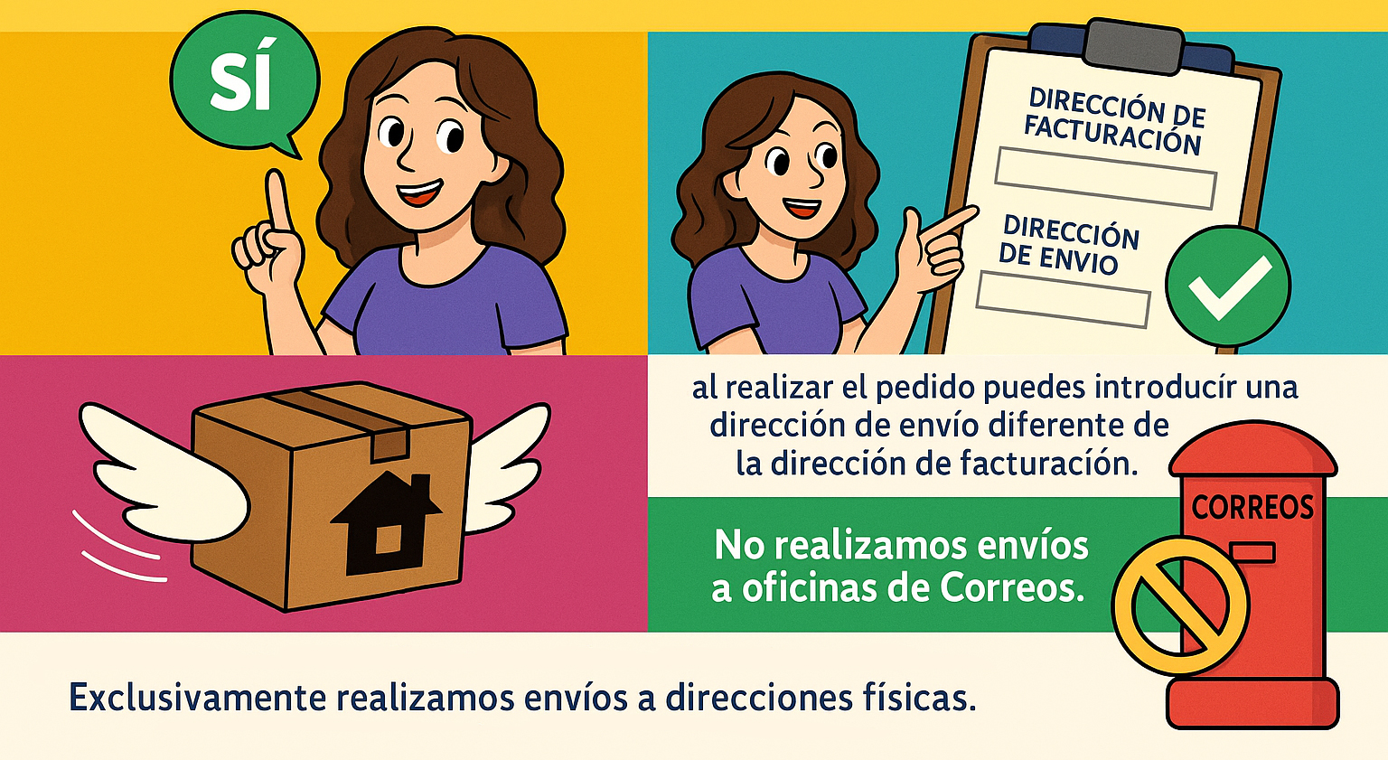 Dirección Distinta