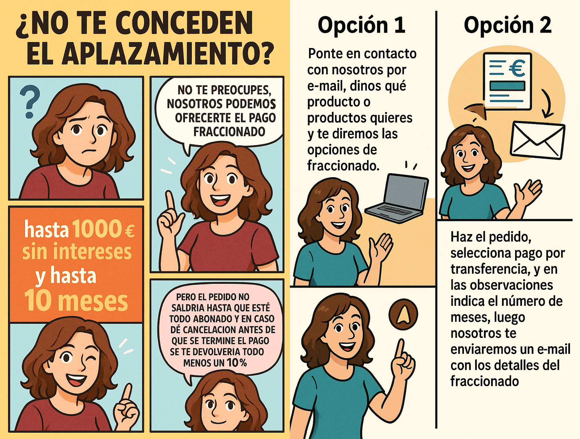 Información de pago fraccionado