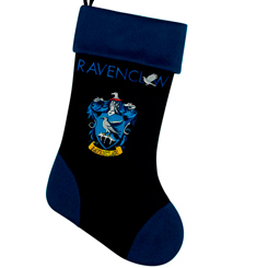 Calcetín de Navidad realizado en poliéster del escudo de Ravenclaw basado en la saga de Harry Potter, disfruta con este divertido calcetín. El calcetín tiene unas dimensiones aproximadas de 24 x 45 cm. 