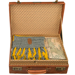 Preciosa maleta Edición Limitada de Newt Scamander basada en la mágica saga de Animales Fantásticos. Esta pieza de coleccionista tiene unas dimensiones aproximadas da 45 x 30 x 15 cm.,