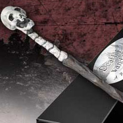 Maléfica réplica oficial de la varita mágica de Mortífago (Cráneo) de la película de “Harry Potter, Las Reliquias de la Muerte”.