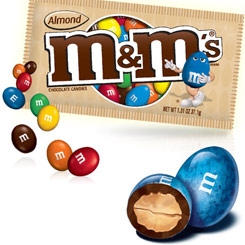 Pack compuesto por dos unidades de Almond M&M's de 80 g. Ideal para compartir y disfrutar de estos ricos chocolates con almendra.