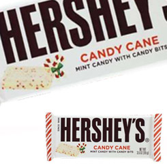 Hershey's Candy Cane White Chocolate! El maravilloso sabor del chocolate más vendido de Estados Unidos, en su variedad de chocolate blanco con leche salpicado con trocitos de crujientes de bastoncitos de caramelo.