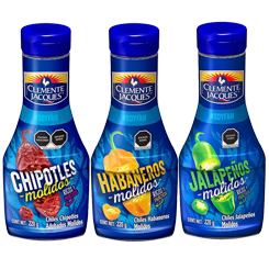 Pack de 3 salsas Clemente Jacques compuesto por un bote de Salsa Chile Habanero, un bote de Salsa Chile Chipotle y un bote de Salsa Chile Jalapeño. Ponle un toque de saber mexicano con estas deliciosas salsas.