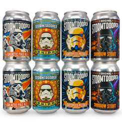 Pack compuesto por 8 latas oficiales de cerveza creadas para homenajear a la saga de Star Wars. Estas 8 latas, han sido diseñadas para darle a tu paladar un curso intensivo de cerveza artesanal,