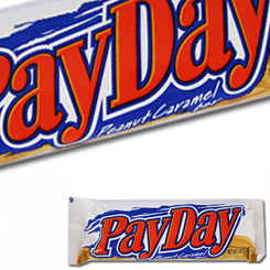 Pack compuesto por dos unidades de American Pay Day Bar 52gr. Pay Day es todo un clásico desde 1932. 