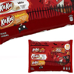 Edición especial de Halloween Mix del famoso Kit Kat! El maravilloso sabor del chocolate por todos conocidos de Kit Kat.