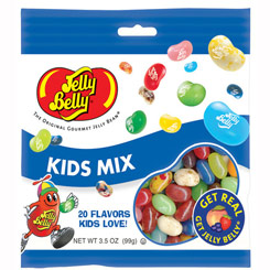 Pack compuesto por 2 Bolsas de American Jelly Belly 20 Flavors Kids Mix 99gr. Los famosos Jelly Belly Beans son caramelos rellenos de gomita con forma de judía.