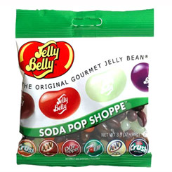 Pack compuesto por 2 Bolsas de American Jelly Belly Soda Pop Shoppe 99gr. Caramelos rellenos de gomita.