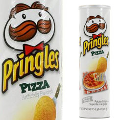 Pack compuesto por 2 paquetes de Pringles Pizza 181gr. Las deliciosas Pringles de siempre con un sabor a Pizza.